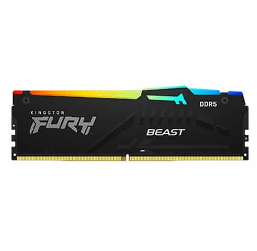 MEMORIA RAM PARA PC 16GB FURY 16GB 5600MHz DDR5 BEAST BLACK RGB