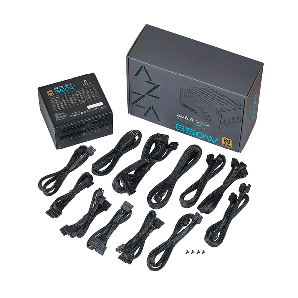 FUENTE DE PODER AZZA 850W 80 PLUS GOLD ATX3.0