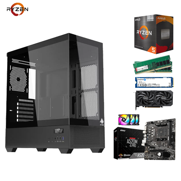 PC GAMER AMD RYZEN 5 5600GT - RTX 5060 TWO