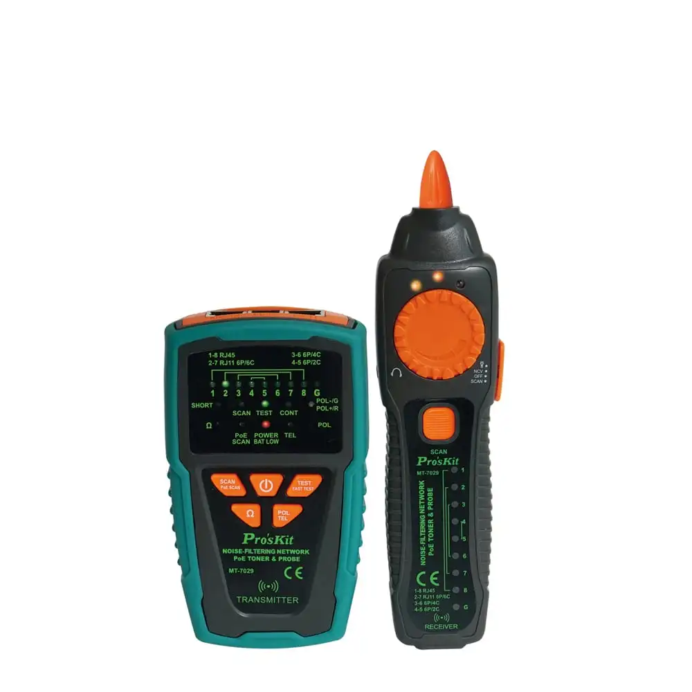 GENERADOR PROSKIT DE TONOS Y PROBADOR DE RED  MT-7029N 