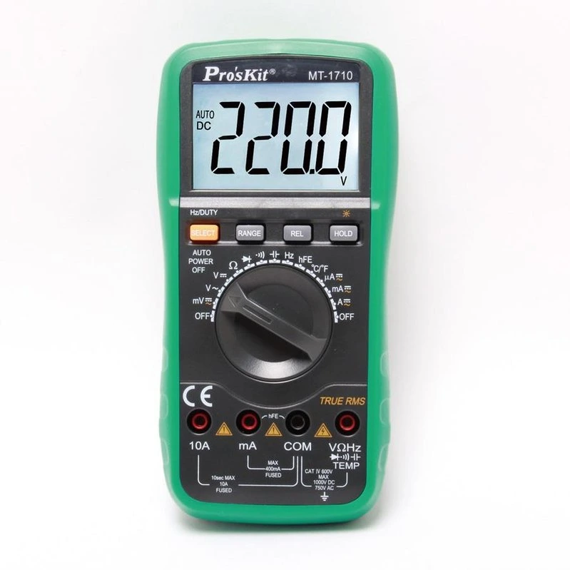  TESTER PROSKIT MULTIMETRO CON  AUTORANGO  MT-1710 