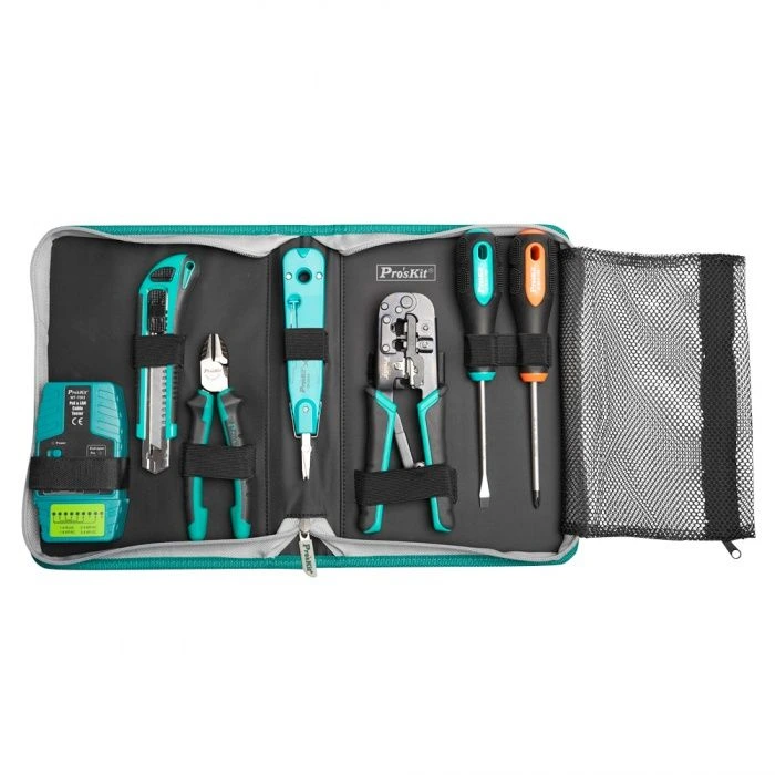 KIT PROSKIT HERRAMIENTAS DE RED PROFESIONAL PK-2636 