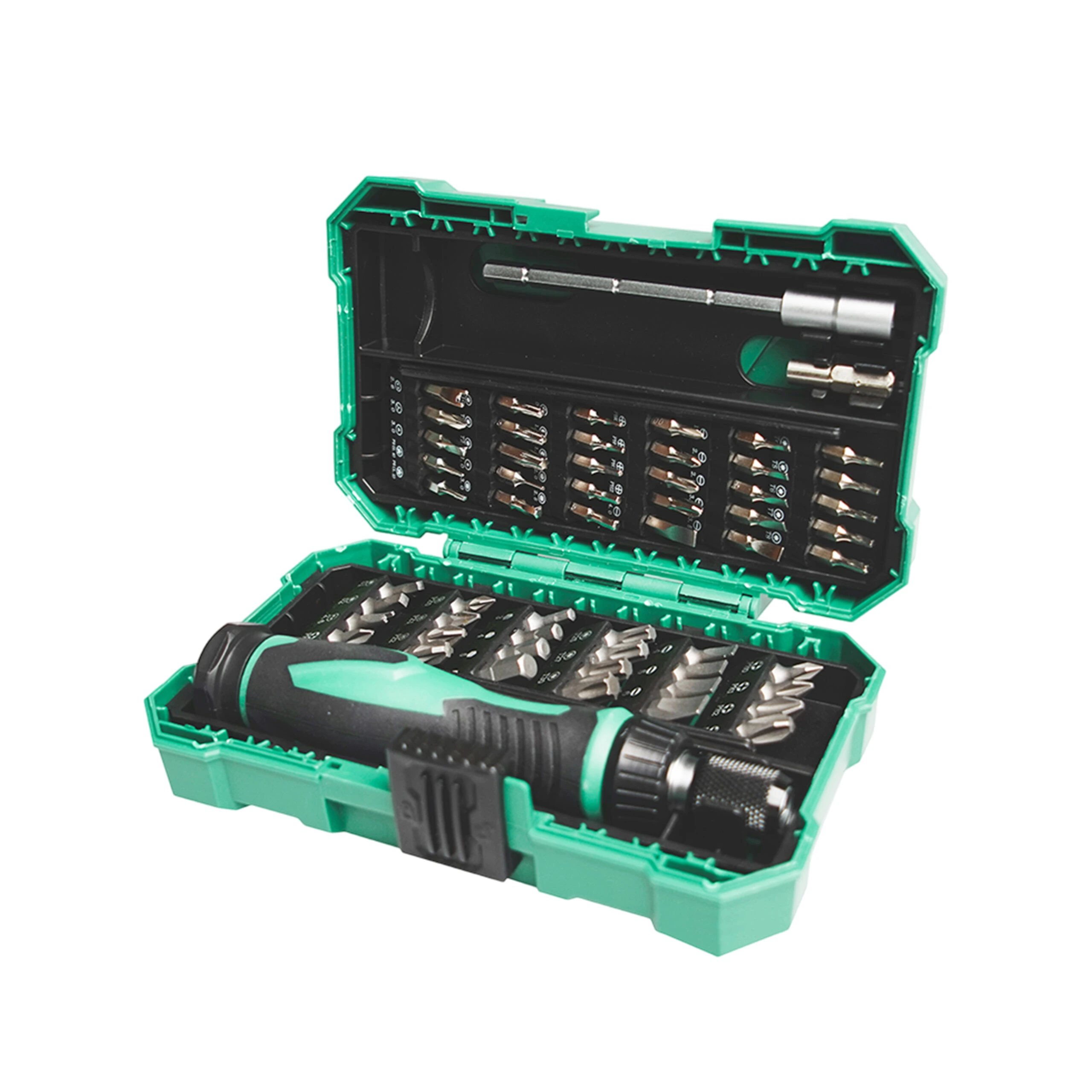 CAJA PROSKIT DE DESATORNILLADOR CON 57  PUNTAS EN 1  INTERCAMBIABLES SD-9857M 
