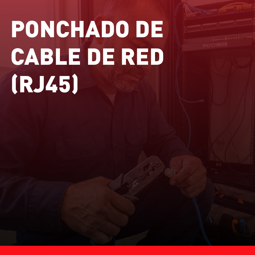 Ponchado de Cable de Red (RJ45)