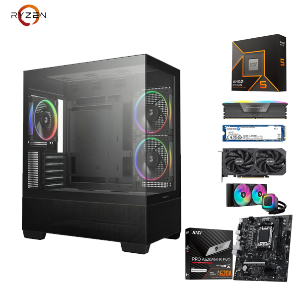 PC GAMER AMD RYZEN 5 9600X - MSI RTX 5060 8GB