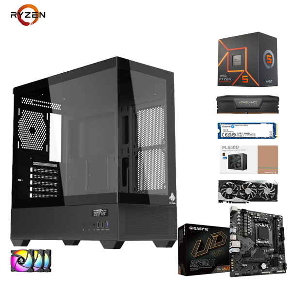 PC GAMER AMD RYZEN 5 8400F - RX 7700 8GB