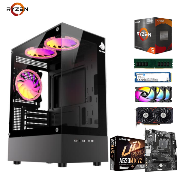 PC GAMER AMD RYZEN 5 4500 - RX 5600 6GB