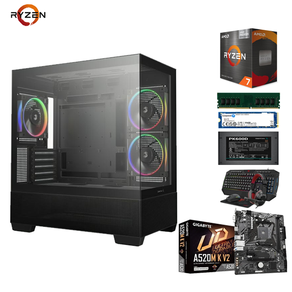 PC GAMER AMD RYZEN 5 5500 - RTX 3050 6GB GDDR6