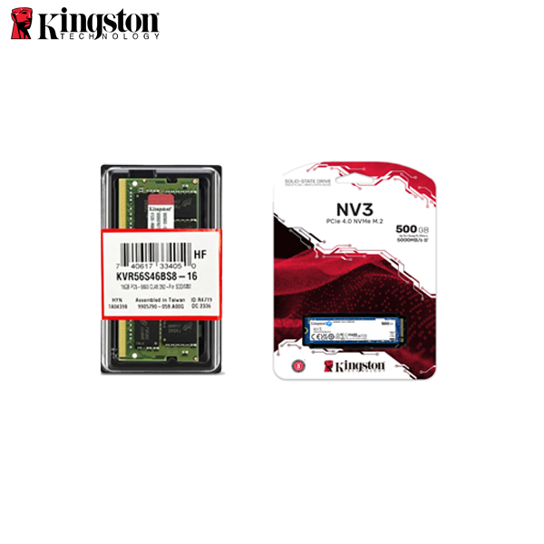 KIT KINGSTON 16GB D5 SODIMM- M.2 500GB