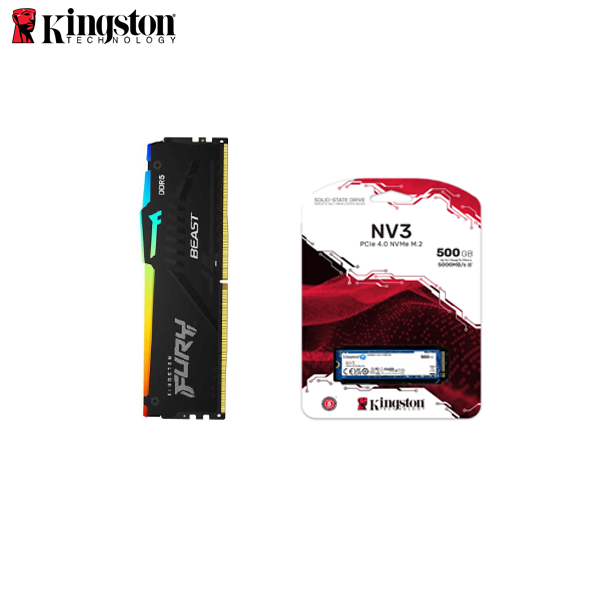 KIT KINGSTON RAM 16GB D5 - M.2 500GB