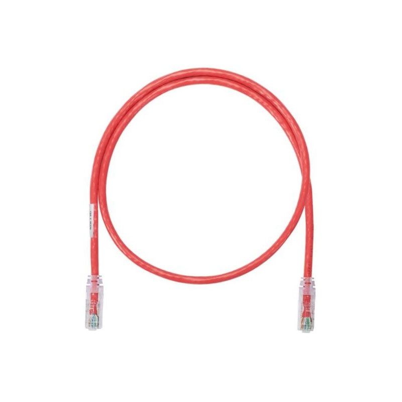 PATCH CORD NET KEY CAT6 3FT 24 AWG ROJO