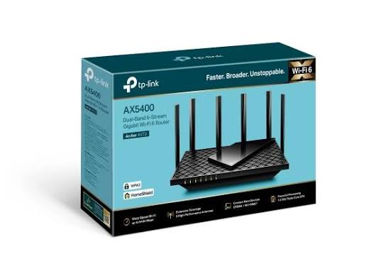 WIRELESS ROUTER TP-LINK WIFI6 AX5400 2