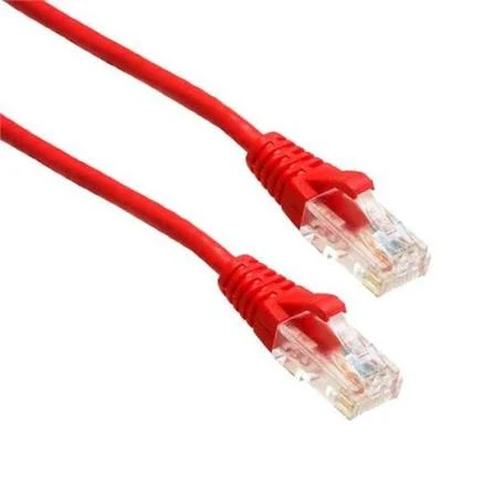 Copper Patch Cord, Category 6 Performance 28 AWG, UTP, Red CM/LSZH Cable, 5 Ft\n|