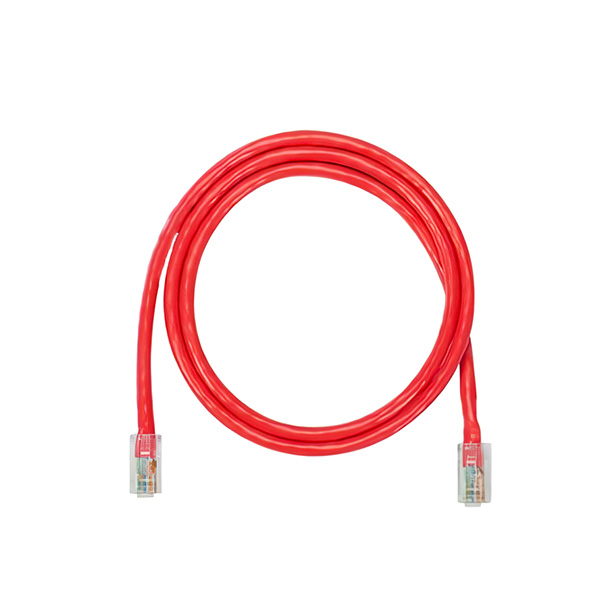 PATCH CORD PN CAT6A UTP 28AWG 7FT ROJO