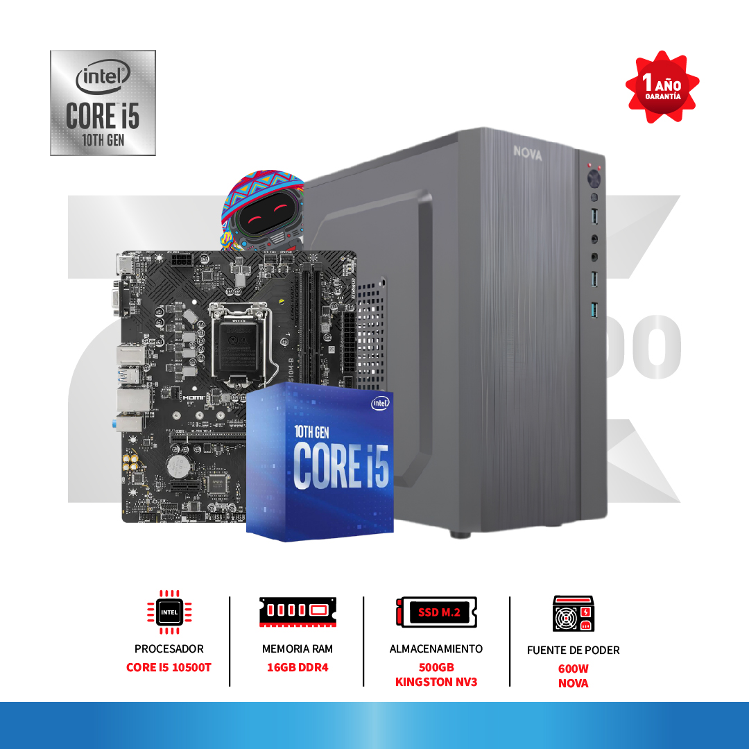 COMPUTADORA INTEL CORE I5 10500T