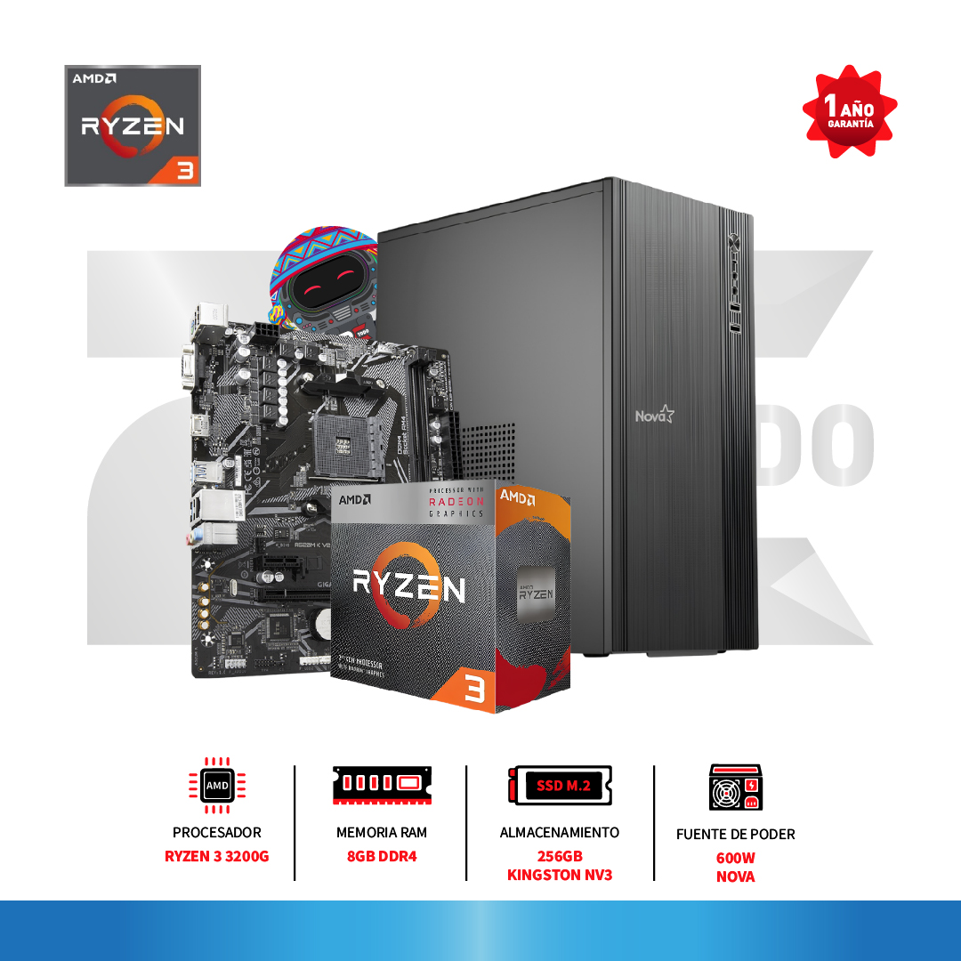 COMPUTADORA AMD RYZEN 3 3200G