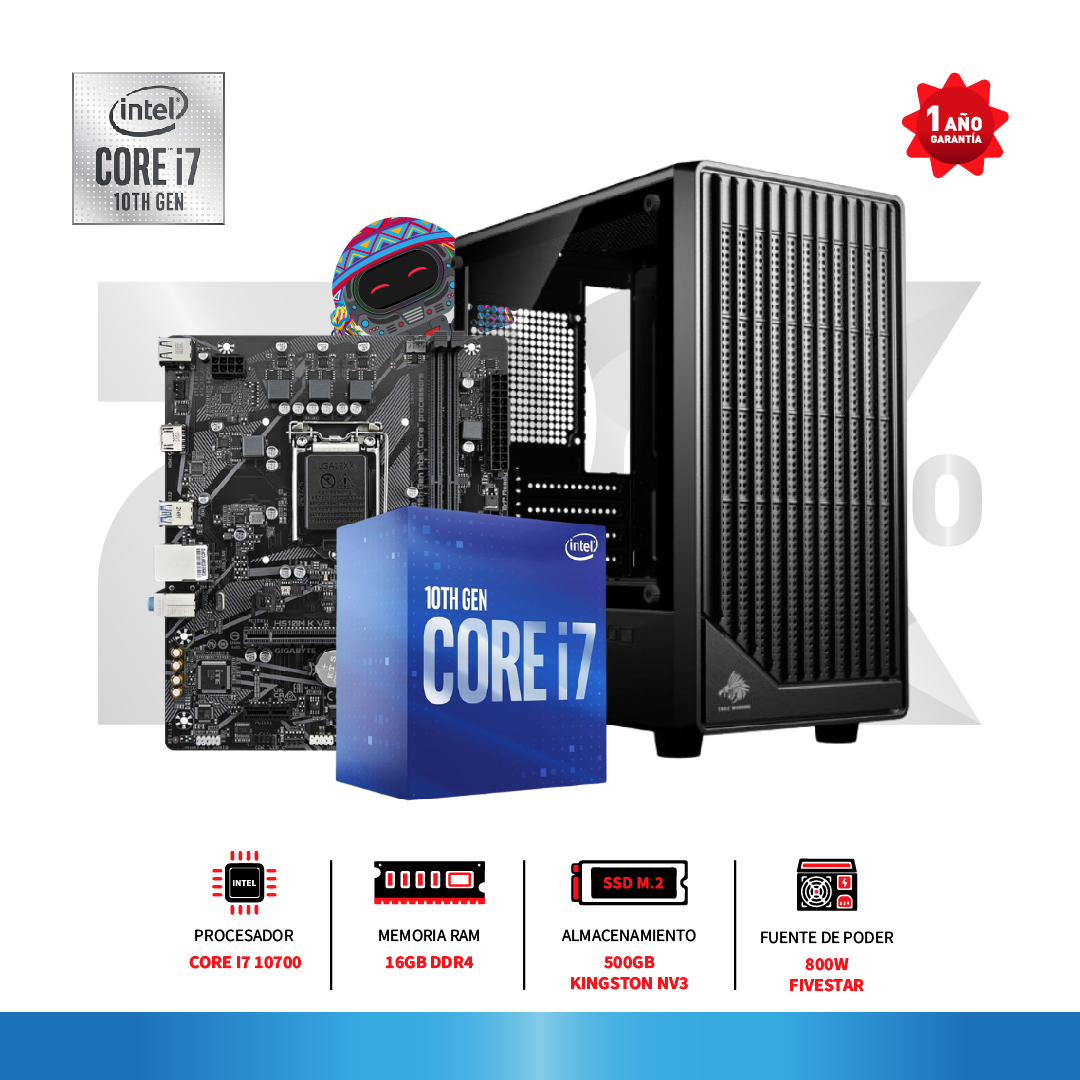COMPUTADORA INTEL CORE I7 10700