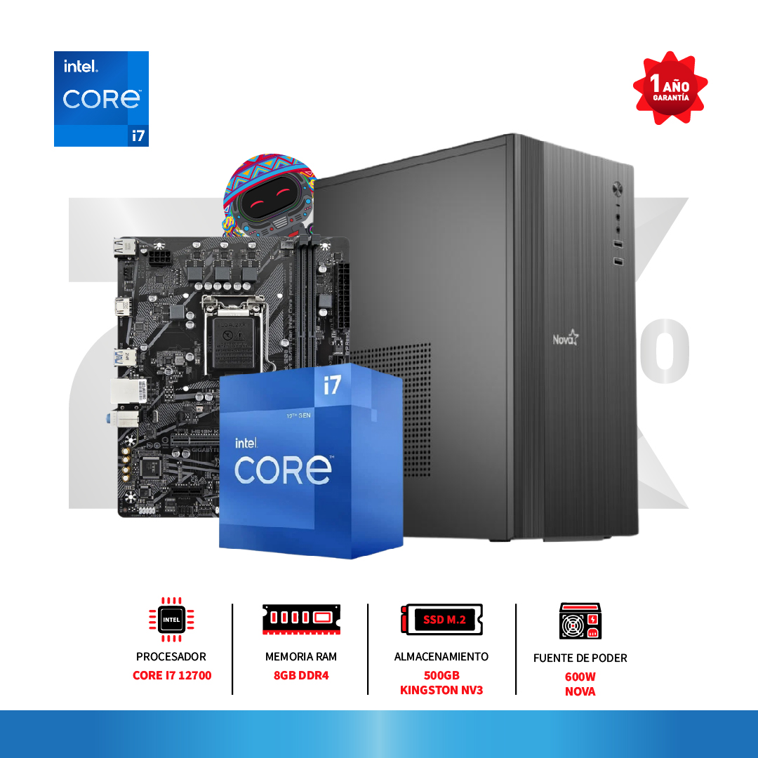 COMPUTADORA INTEL CORE I7 12700