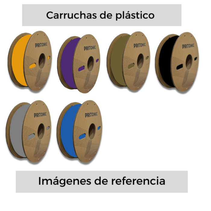 FILAMENTO PLA + PRITONIC - CARRUCHA DE PLASTICO