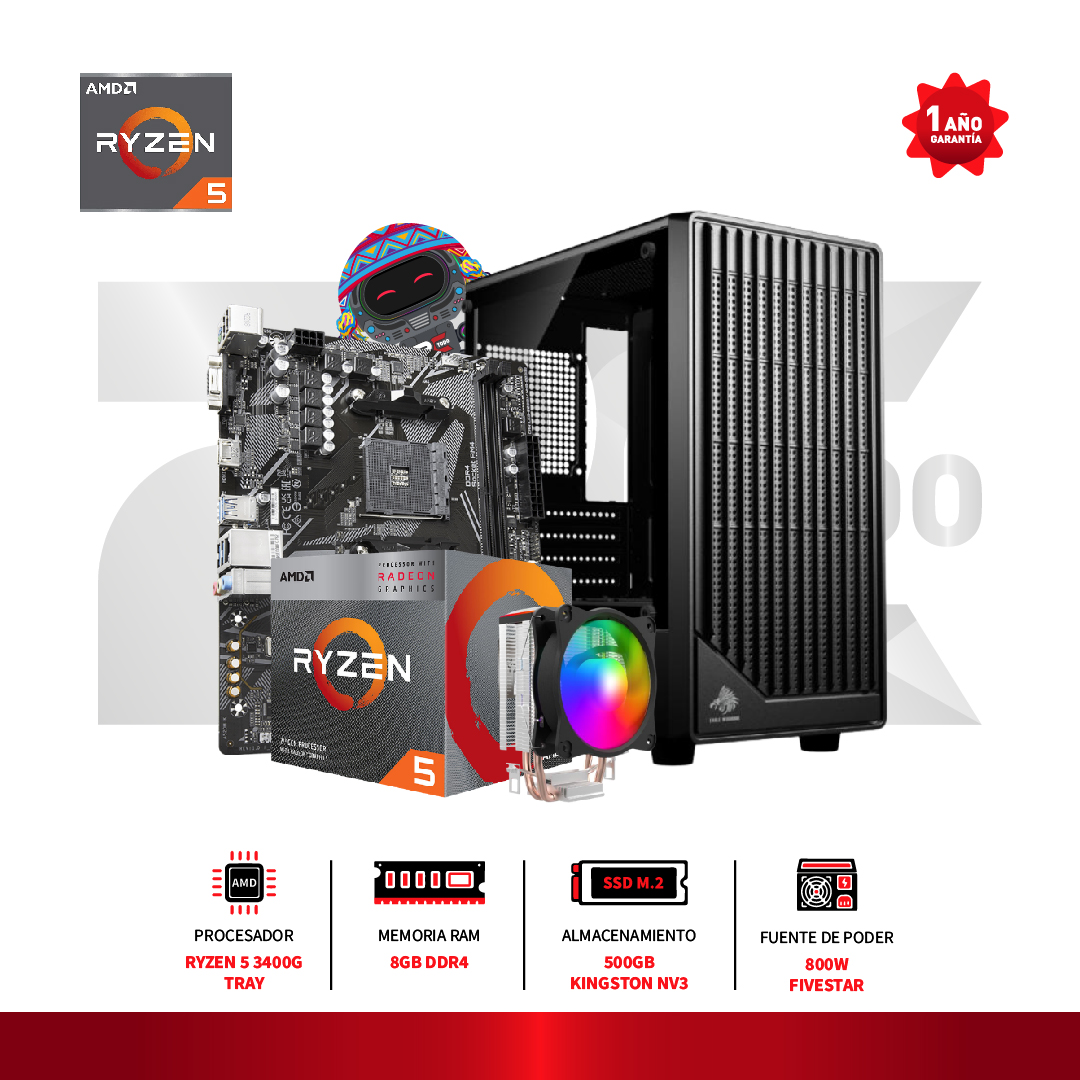 PC GAMER AMD RYZEN 5 3400G