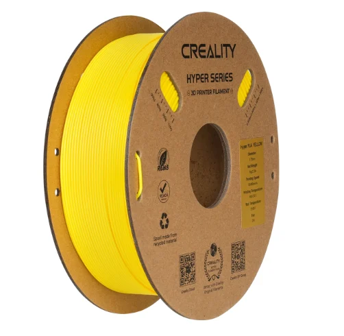 Filamento Creality Hyper PLA 1.75 mm 1 kg Amarillo