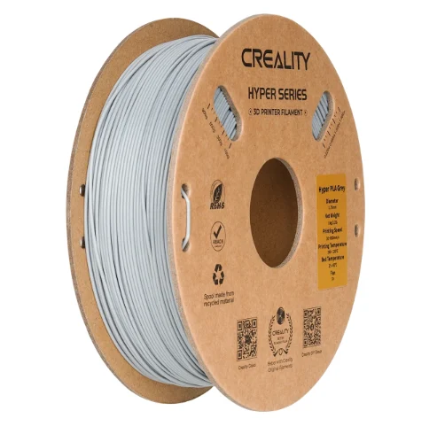 Filamento Creality Hyper PLA 1.75 mm 1 kg Gris