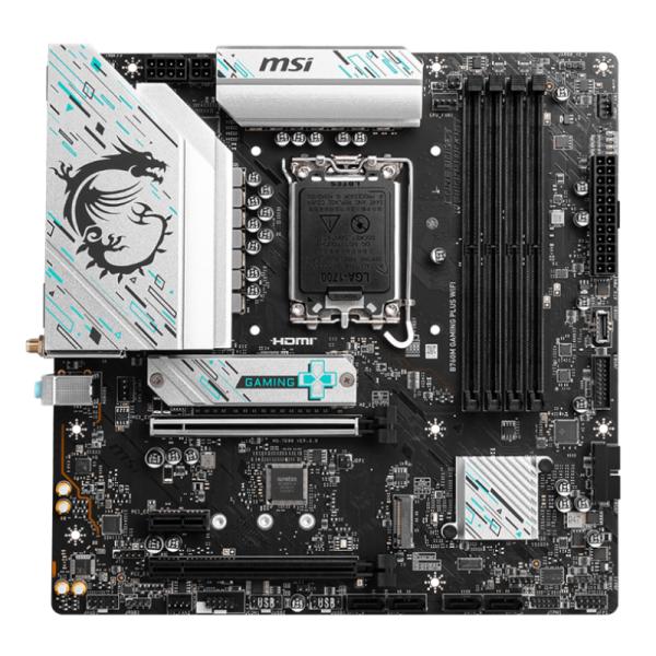 TARJETA MADRE MSI B760M GAMING PLUS WIFI LGA1700 MATX DDR5 911-7D99-032
