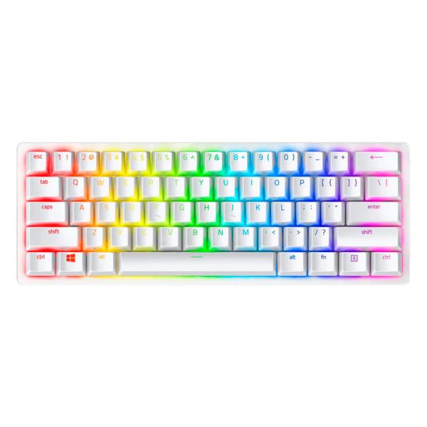 TECLADO GAMING RGB RAZER HUNTSMAN MINI mecánico alámbrico USB ESPAñOL SWITCH MORADO RZ03-03390300-R3M1