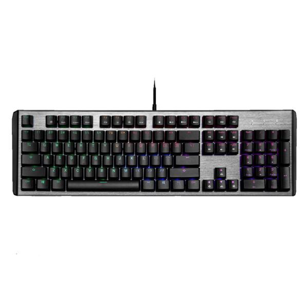 TECLADO GAMING RGB COOLER MASTER CK550 V2 mecánico alámbrico USB inglés SWITCH ROJO CK-550-GKTR1-US