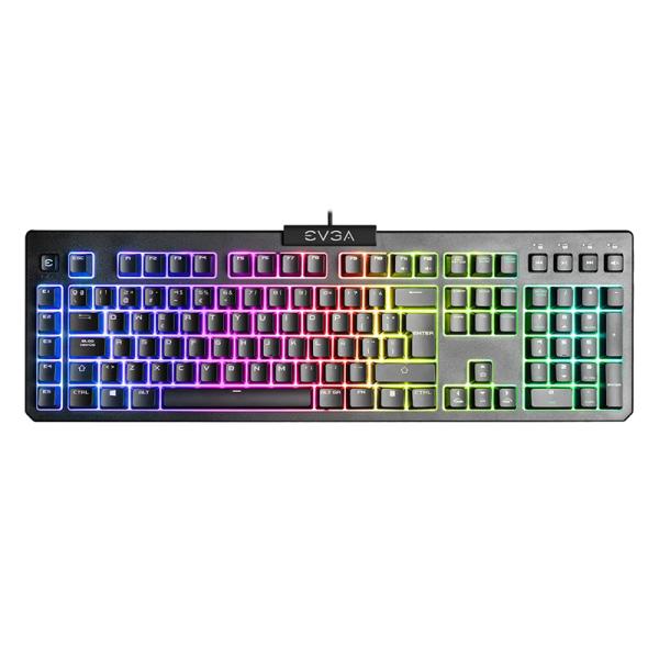 TECLADO GAMING RGB EVGA Z12 MEMBRANA  alámbrico USB ESPAñOL 834-W0-12SP-K2
