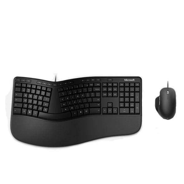 TECLADO Y MOUSE MICROSOFT ERGO alámbrico USB ESPAñOL RJU-00003