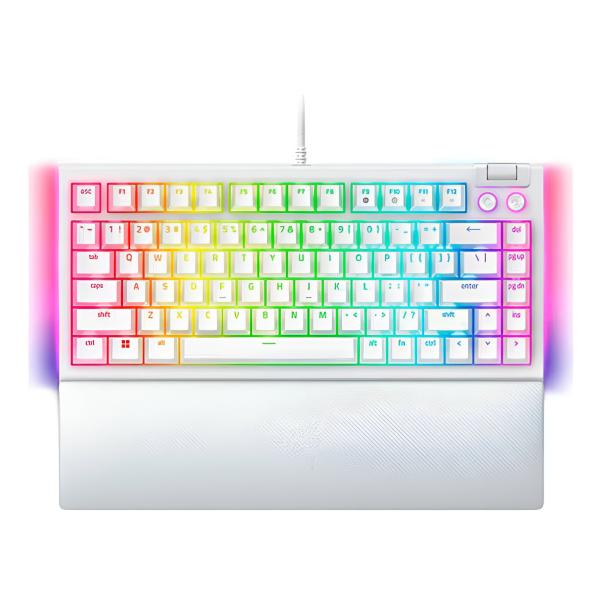TECLADO GAMING RGB RAZER BLACKWIDOW V4 mecánico alámbrico USB inglés SWITCH NARANJA RZ03-05001700-R3M1