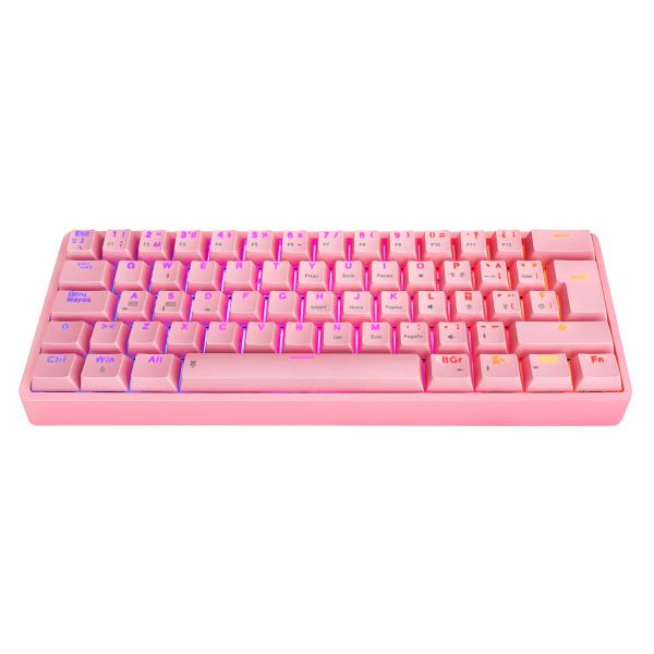 TECLADO GAMING RGB EAGLE WARRIOR KGY182U0001C 60% mecánico alámbrico USB ESPAñOL