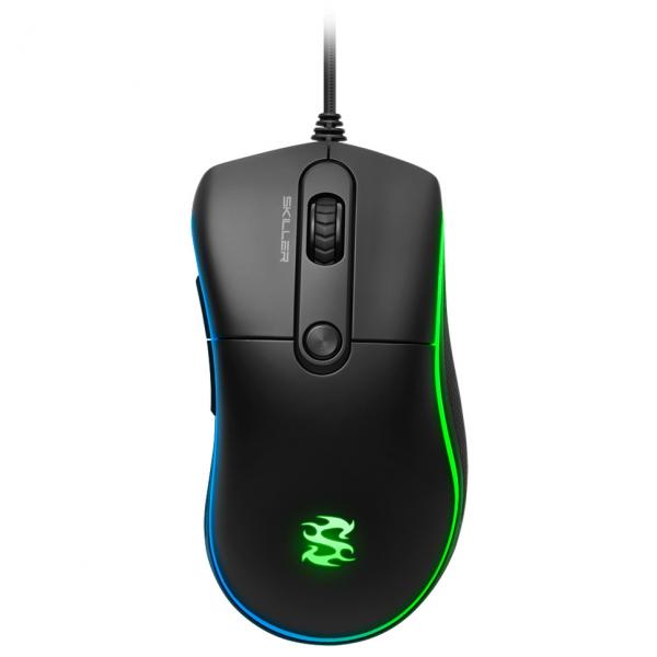 MOUSE GAMING RGB SHARKOON SKILLER SGM2 alámbrico USB 6400 DPI 4044951021536