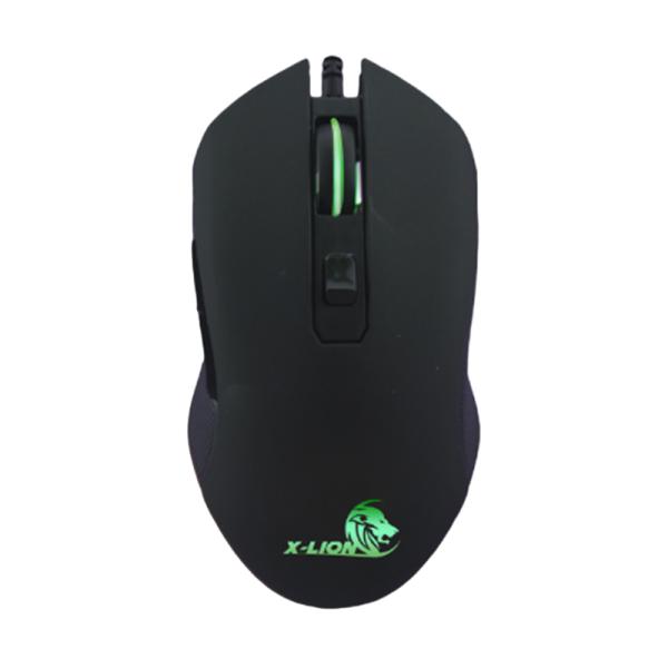 MOUSE GAMING X-LION MS-700 alámbrico USB 3200 DPI