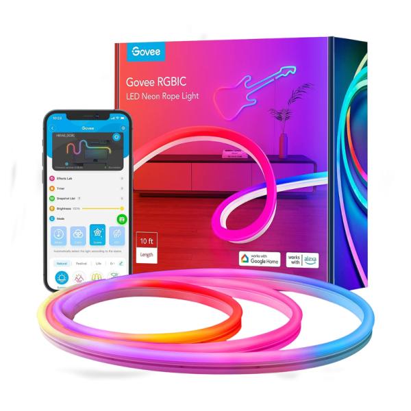 CABLE DE LUCES GOVEE LED NEON 3 METROS H61A01D1-OF-LA