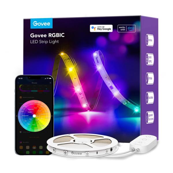CABLE DE LUCES GOVEE RGBIC BASIC WIFI BLUETOOTH  LED STRIP LIGHTS  H618A1D1