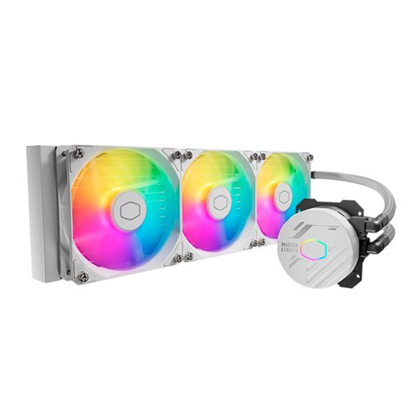 ENFRIAMIENTO LÍQUIDO RGB COOLER MASTER MASTERLIQUID 360L CORE ARGB WHITE AIO 360MM MLW-D36M-A18PZ-RW