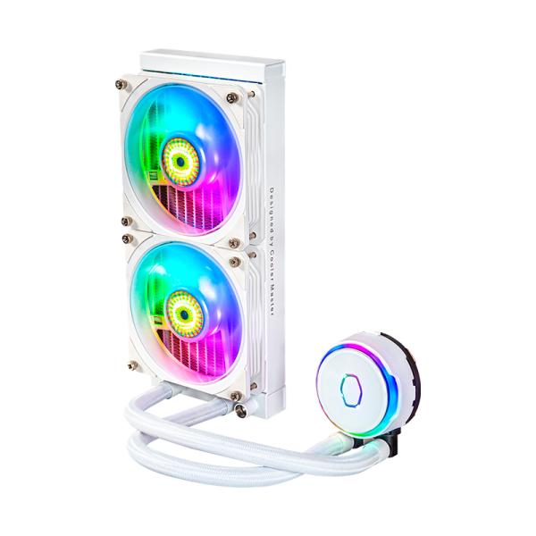 ENFRIAMIENTO LÍQUIDO COOLER MASTER MASTERLIQUID PL240 FLUX WHITE EDITION AIO 240MM MLY-D24M-A23PZ-RW
