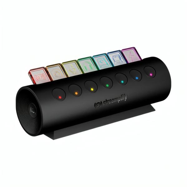 HUB USB STREAMPLIFY CTRL 7 7 PUERTOS 6X USB 3.0 + 1X CARGA 2.0A RGB NEGRO 7-RGB-US-F-BK SPUH-HC71257.11