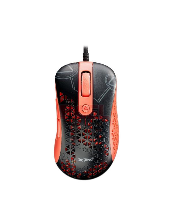 MOUSE GAMING RGB ADATA XPG SLINGSHOT alámbrico USB 12000 DPI SLINGSHOT-BK/OGCWW
