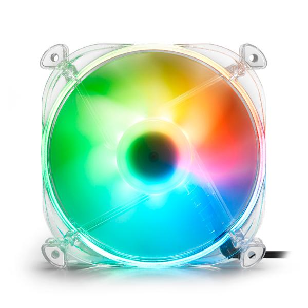 ABANICO GAMING RGB SHARKOON SHARK DISC PWM 1X12CM 044951034314