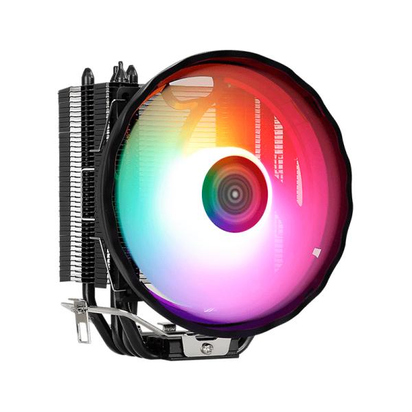 ENFRIAMIENTO DE AIRE AEROCOOL RAVE 4 ARGB PWM 4P LGA1700/AM5 1X120MM PARA CPU ACTC-RV30417.02
