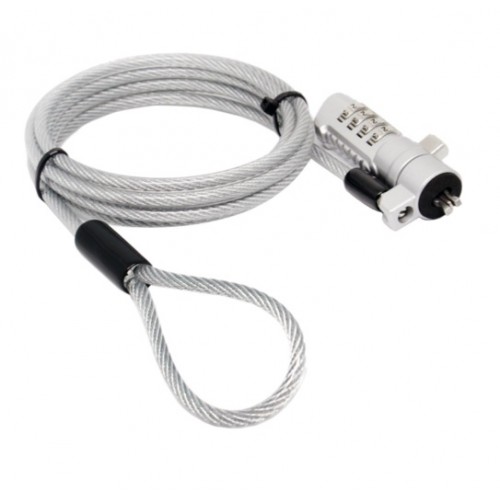 CANDADO DE SEGURIDAD UNNO TEKNO  PARA LAPTOP KL6010SV CON COMBINACION TIPO NOBLE