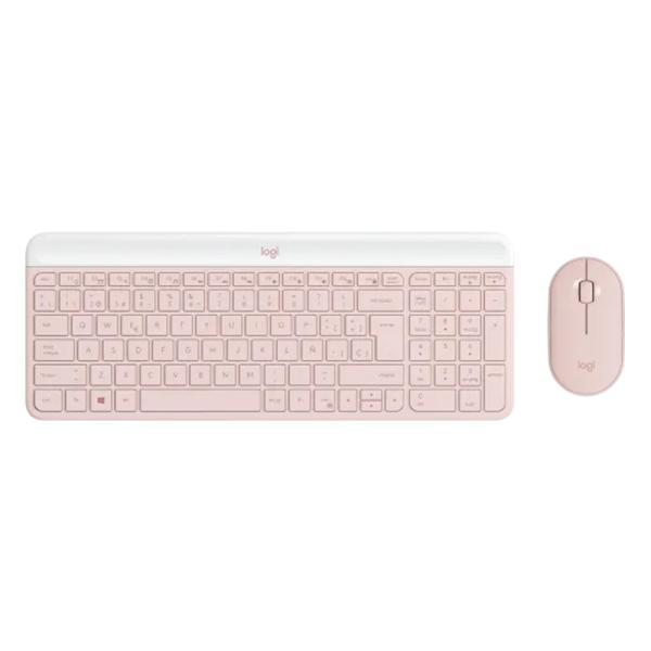 TECLADO Y MOUSE LOGITECH MK470 SLIM COMBO MEMBRANA INalámbrico 2.4 GHZ ESPAñOL 920-011312