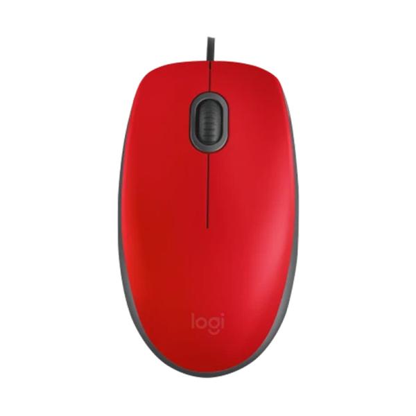 MOUSE LOGITECH M110 SILENT alámbrico USB-A 1000DPI 910-006755