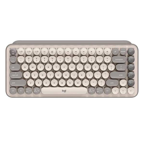 TECLADO LOGITECH POP KEYS mecánico INalámbrico BLUETOOTH ESPAñOL SWITCH café 920-011518
