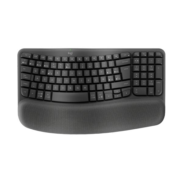 TECLADO LOGITECH WAVE KEYS BUSINESS ERGO INalámbrico BLUETOOTH ESPAñOL 920-012325