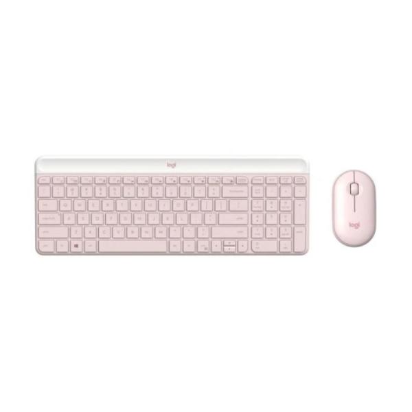 TECLADO Y MOUSE LOGITECH  MK470 SLIM COMBO MEMBRANA INalámbrico 2.4 GHZ inglés 920-011313