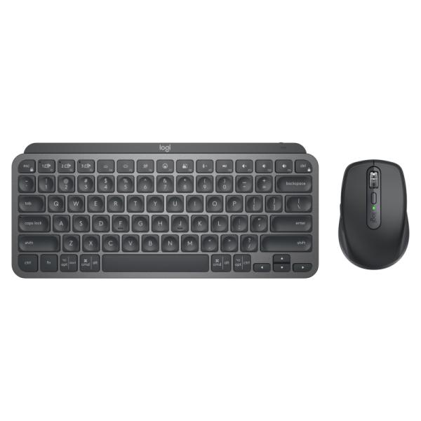 TECLADO Y MOUSE LOGITECH MX KEYS MINI COMBO FOR BUSINESS MEMBRANA INalámbrico ESPAñOL 920-011053